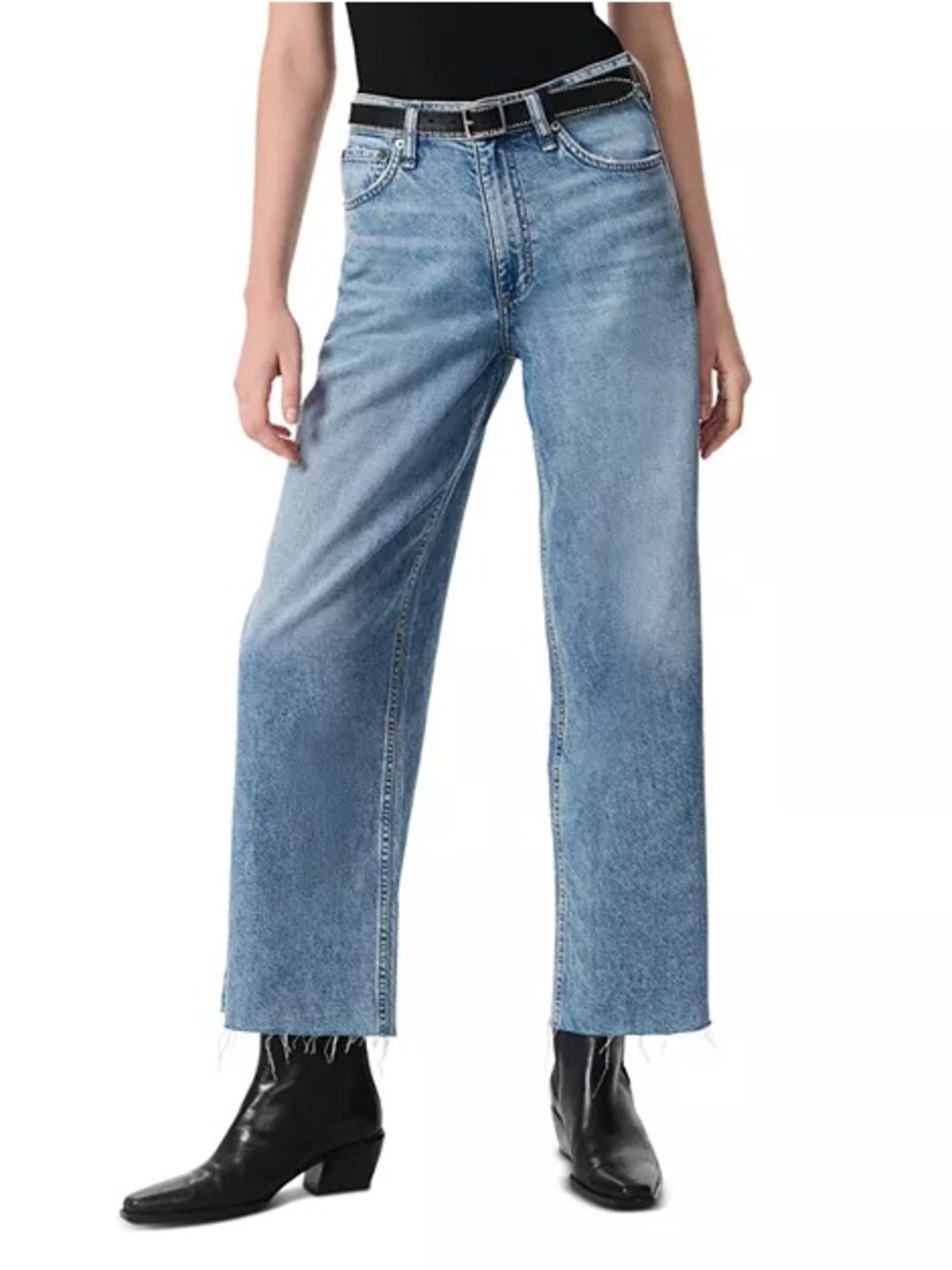 Rag & Bone Beacon Andi Ankle Wide Jeans - size 27 - NWT